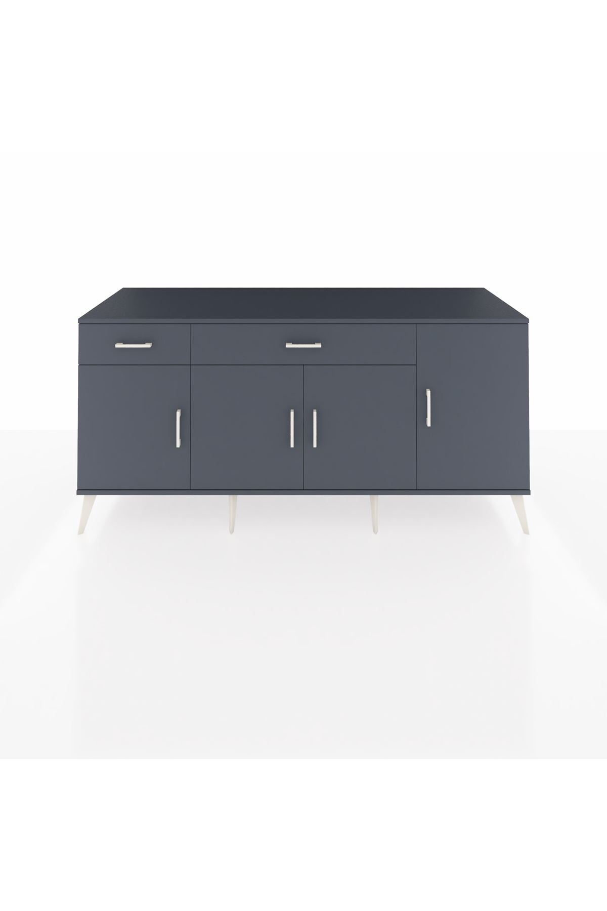 Kronos Konsol 5 Raflı 2 Çekmeceli 4 Kapaklı 176x59x83 - S610M046V17C