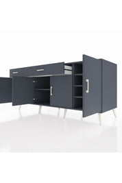 Kronos Konsol 5 Raflı 2 Çekmeceli 4 Kapaklı 176x59x83 - S610M046V17C