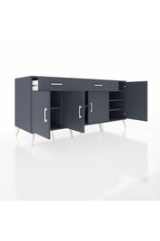 Kronos Konsol 5 Raflı 2 Çekmeceli 4 Kapaklı 176x59x83 - S610M046V17C