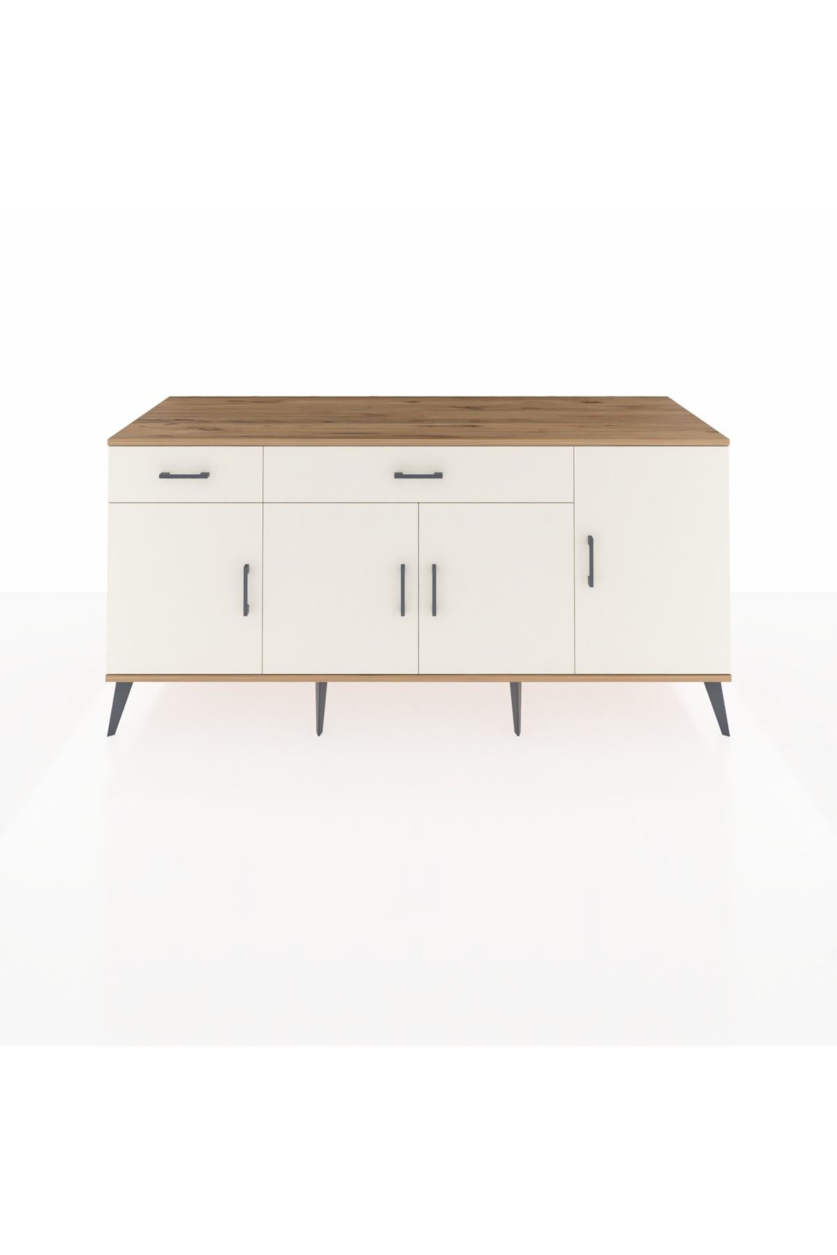 Kronos Konsol 5 Raflı 2 Çekmeceli 4 Kapaklı 176x59x83 - S610M046V22C