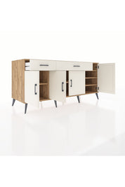 Kronos Konsol 5 Raflı 2 Çekmeceli 4 Kapaklı 176x59x83 - S610M046V22C