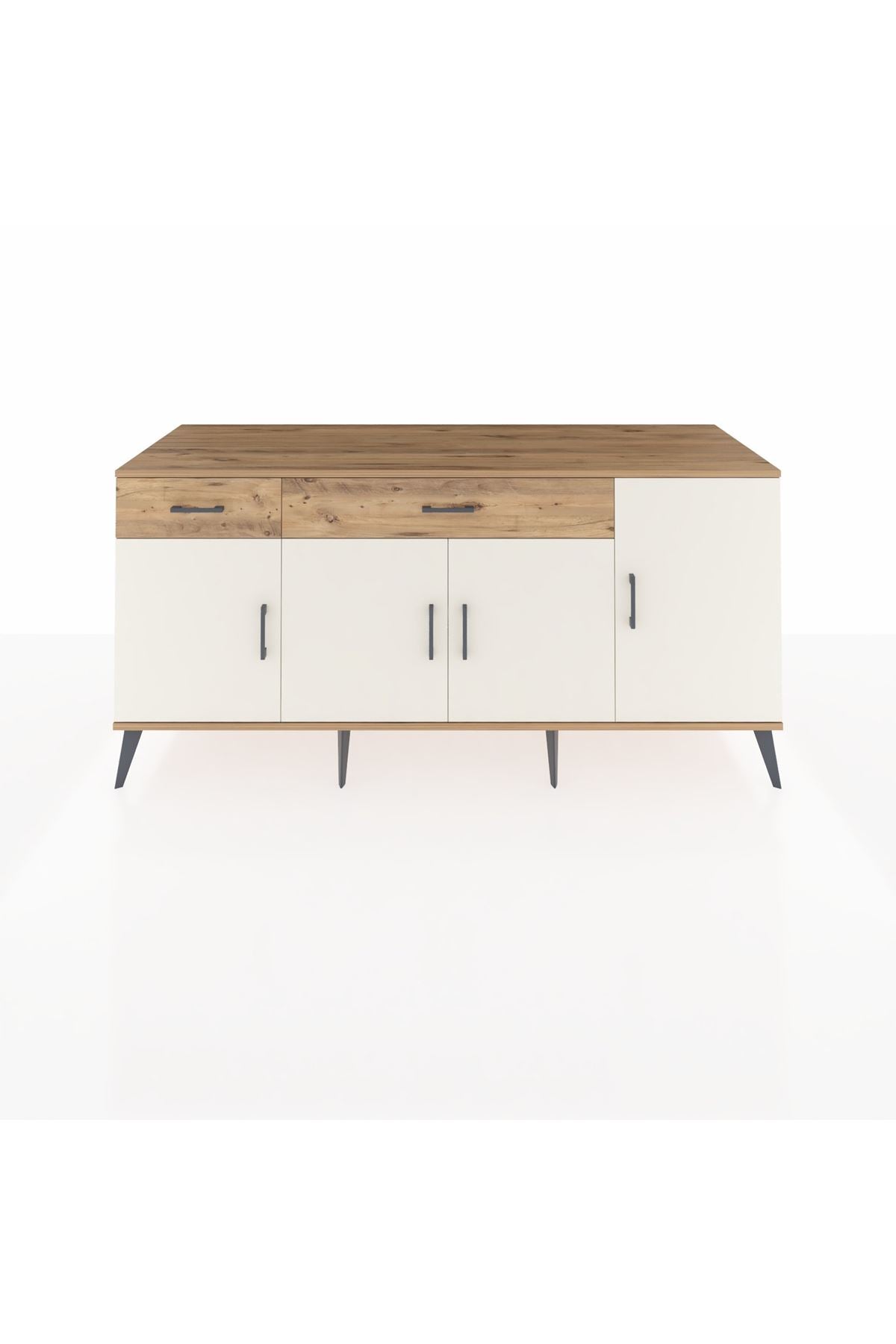 Kronos Konsol 5 Raflı 2 Çekmeceli 4 Kapaklı 176x59x83 - S610M046V24C