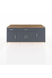 Kronos Konsol 5 Raflı 2 Çekmeceli 4 Kapaklı 176x59x83 - S610M046V26C