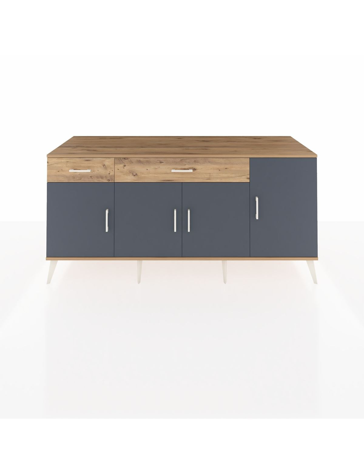 Kronos Konsol 5 Raflı 2 Çekmeceli 4 Kapaklı 176x59x83 - S610M046V27C