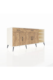Kronos Konsol 5 Raflı 2 Çekmeceli 3 Kapaklı 176x59x83 - S610M047V03C