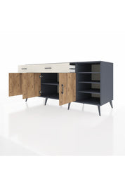 Kronos Konsol 5 Raflı 2 Çekmeceli 3 Kapaklı 176x59x83 - S610M047V10C