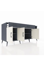 Kronos Konsol 5 Raflı 2 Çekmeceli 3 Kapaklı 176x59x83 - S610M047V14C