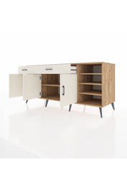 Kronos Konsol 5 Raflı 2 Çekmeceli 3 Kapaklı 176x59x83 - S610M047V22C