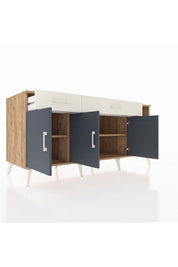 Kronos Konsol 5 Raflı 2 Çekmeceli 3 Kapaklı 176x59x83 - S610M047V25C
