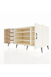 Kronos Konsol 6 Raflı 4 Çekmeceli Tek Kapaklı 176x59x83 - S610M048V06C