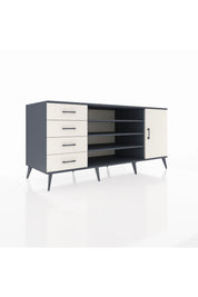 Kronos Konsol 6 Raflı 4 Çekmeceli Tek Kapaklı 176x59x83 - S610M048V13C