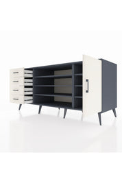 Kronos Konsol 6 Raflı 4 Çekmeceli Tek Kapaklı 176x59x83 - S610M048V13C