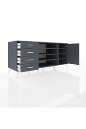 Kronos Konsol 6 Raflı 4 Çekmeceli Tek Kapaklı 176x59x83 - S610M048V17C