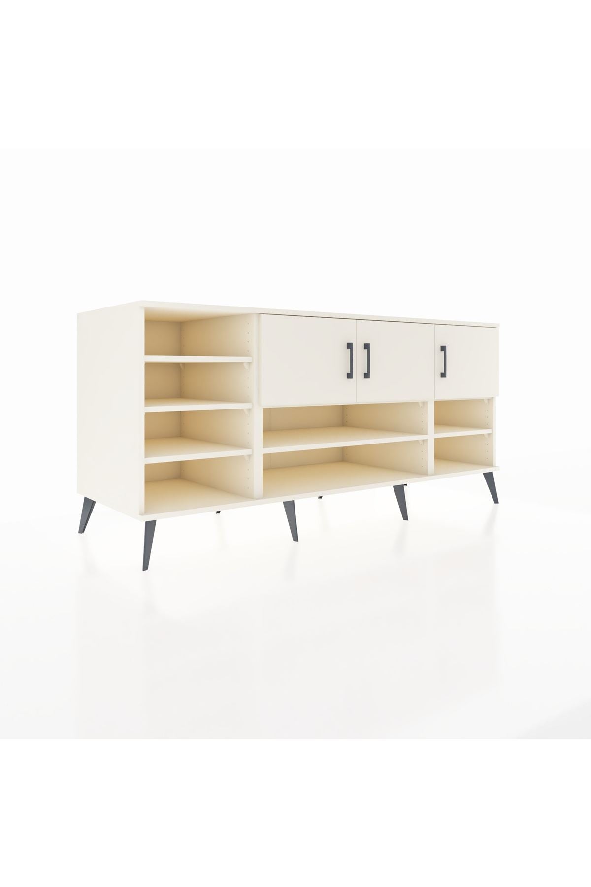 Kronos Konsol 9 Raflı 3 Kapaklı 176x59x83 - S610M049V04C