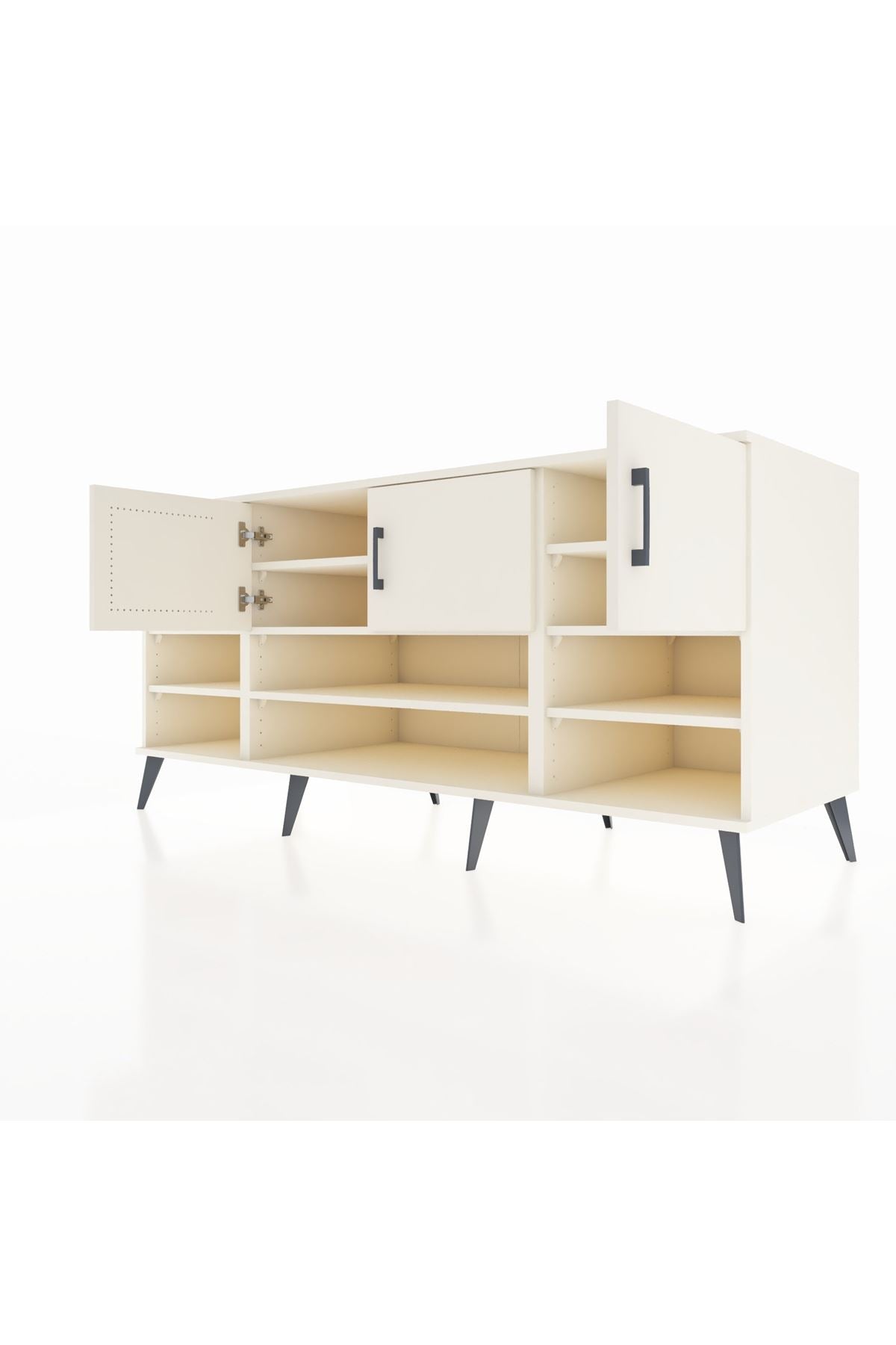Kronos Konsol 9 Raflı 3 Kapaklı 176x59x83 - S610M049V04C
