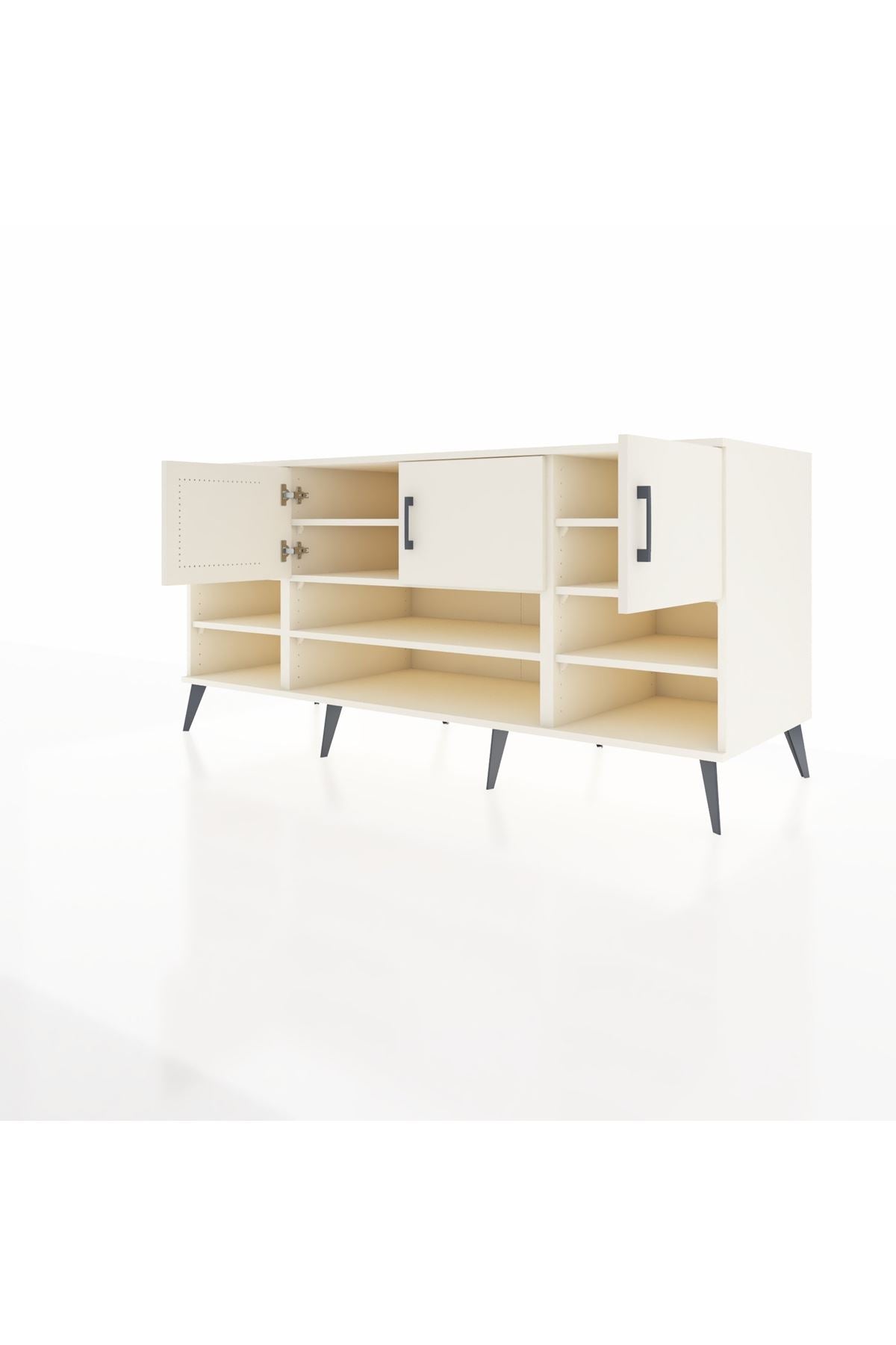 Kronos Konsol 9 Raflı 3 Kapaklı 176x59x83 - S610M049V06C
