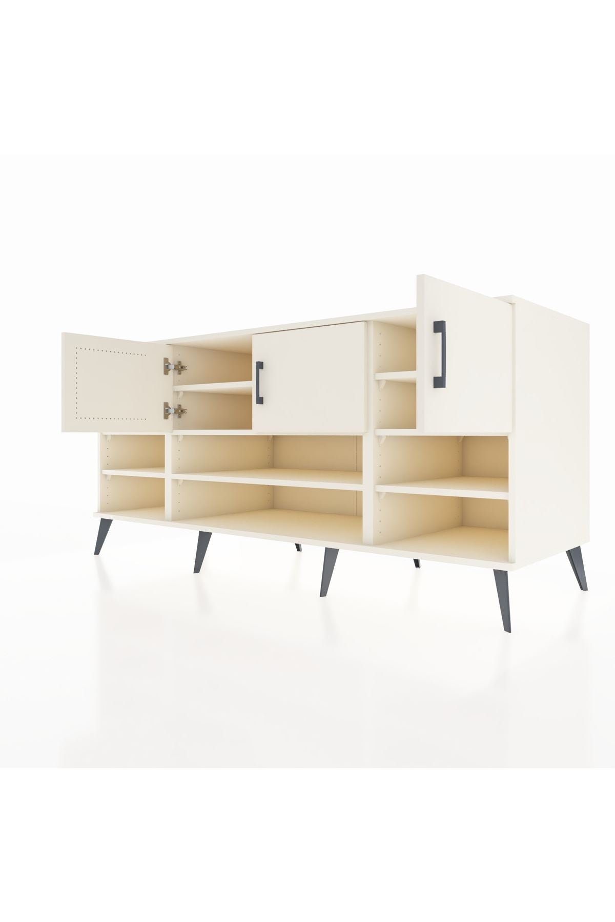 Kronos Konsol 9 Raflı 3 Kapaklı 176x59x83 - S610M049V06C