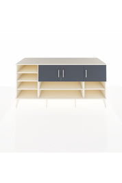 Kronos Konsol 9 Raflı 3 Kapaklı 176x59x83 - S610M049V07C