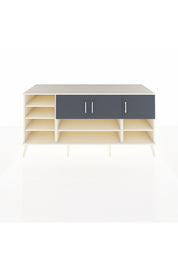 Kronos Konsol 9 Raflı 3 Kapaklı 176x59x83 - S610M049V09C