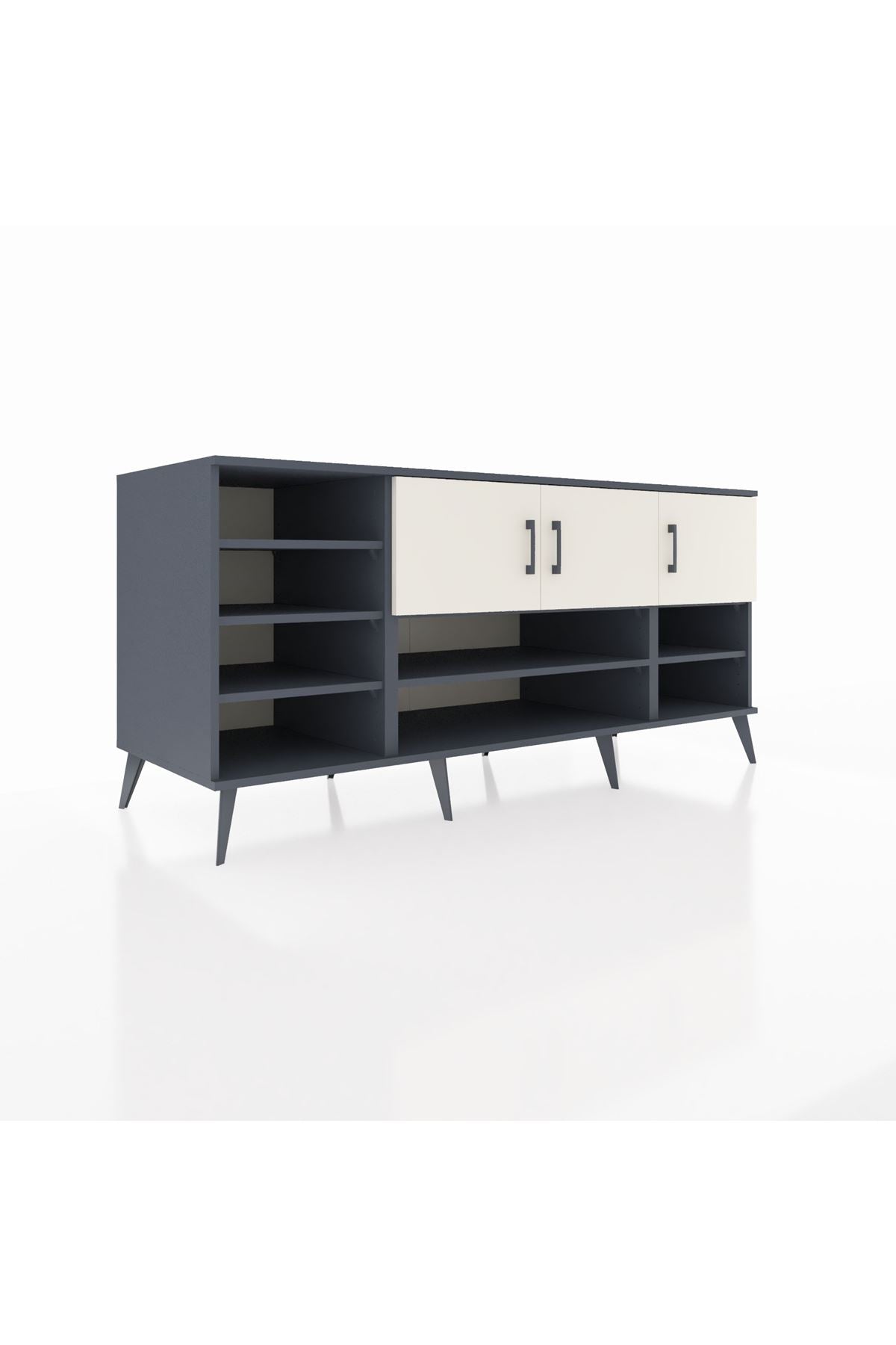 Kronos Konsol 9 Raflı 3 Kapaklı 176x59x83 - S610M049V14C