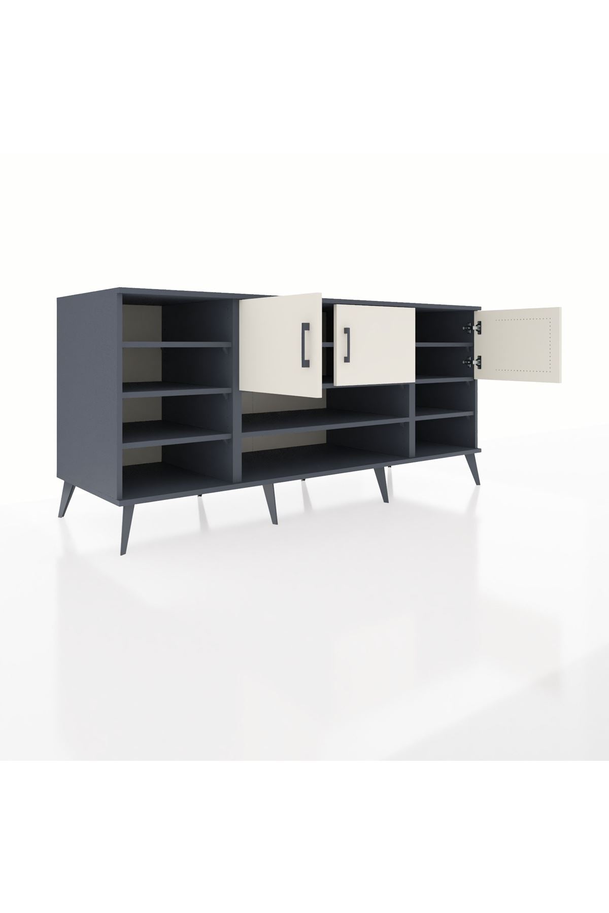 Kronos Konsol 9 Raflı 3 Kapaklı 176x59x83 - S610M049V14C