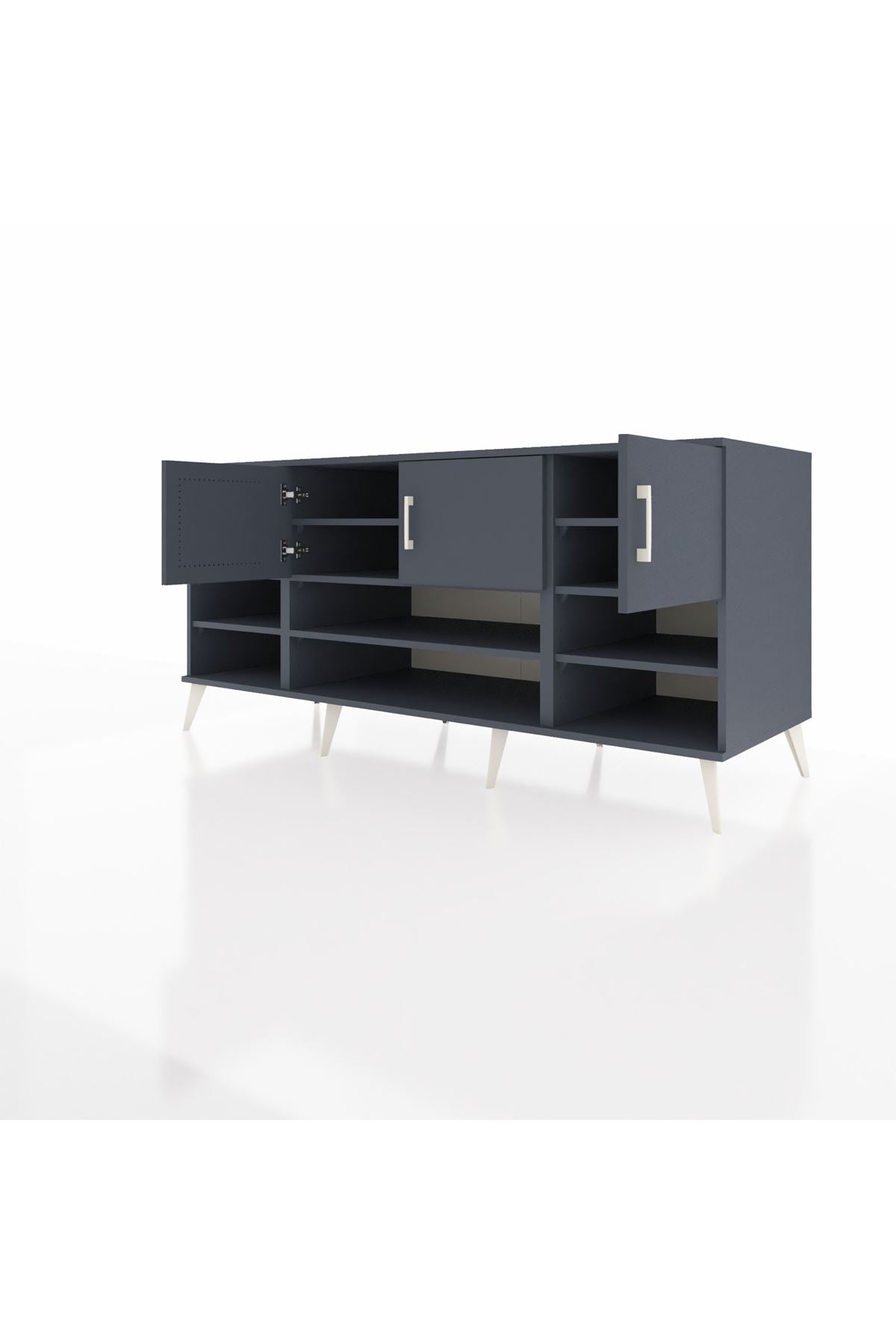 Kronos Konsol 9 Raflı 3 Kapaklı 176x59x83 - S610M049V16C