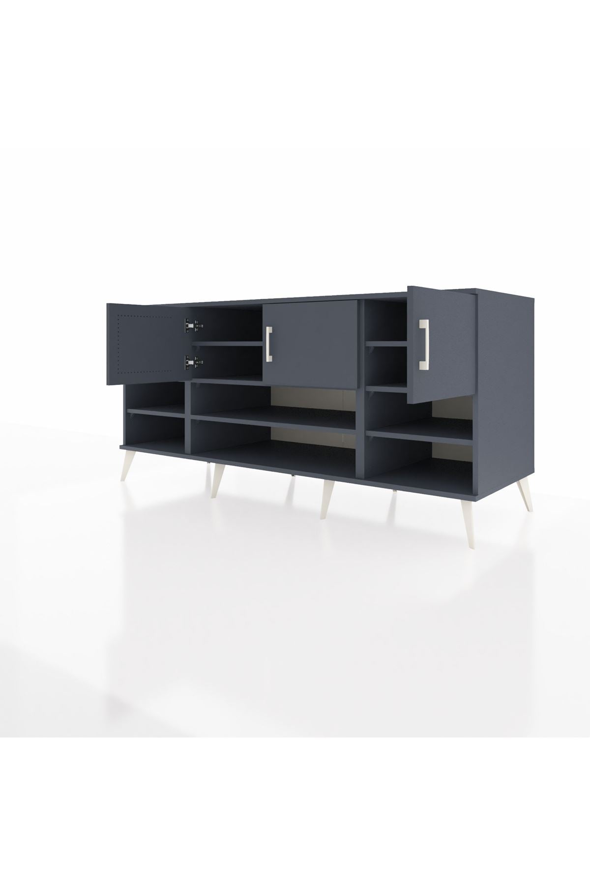 Kronos Konsol 9 Raflı 3 Kapaklı 176x59x83 - S610M049V17C