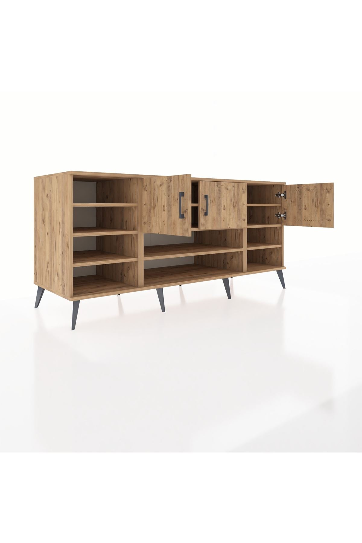 Kronos Konsol 9 Raflı 3 Kapaklı 176x59x83 - S610M049V19C