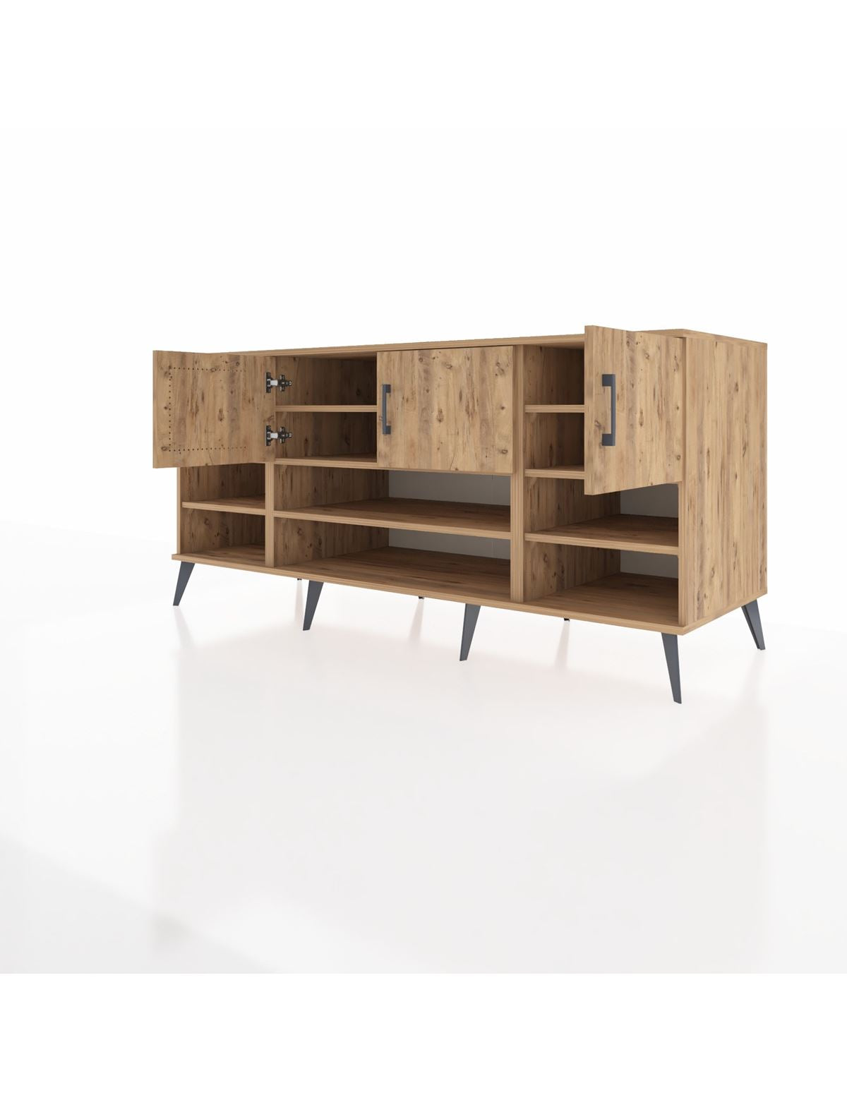 Kronos Konsol 9 Raflı 3 Kapaklı 176x59x83 - S610M049V20C