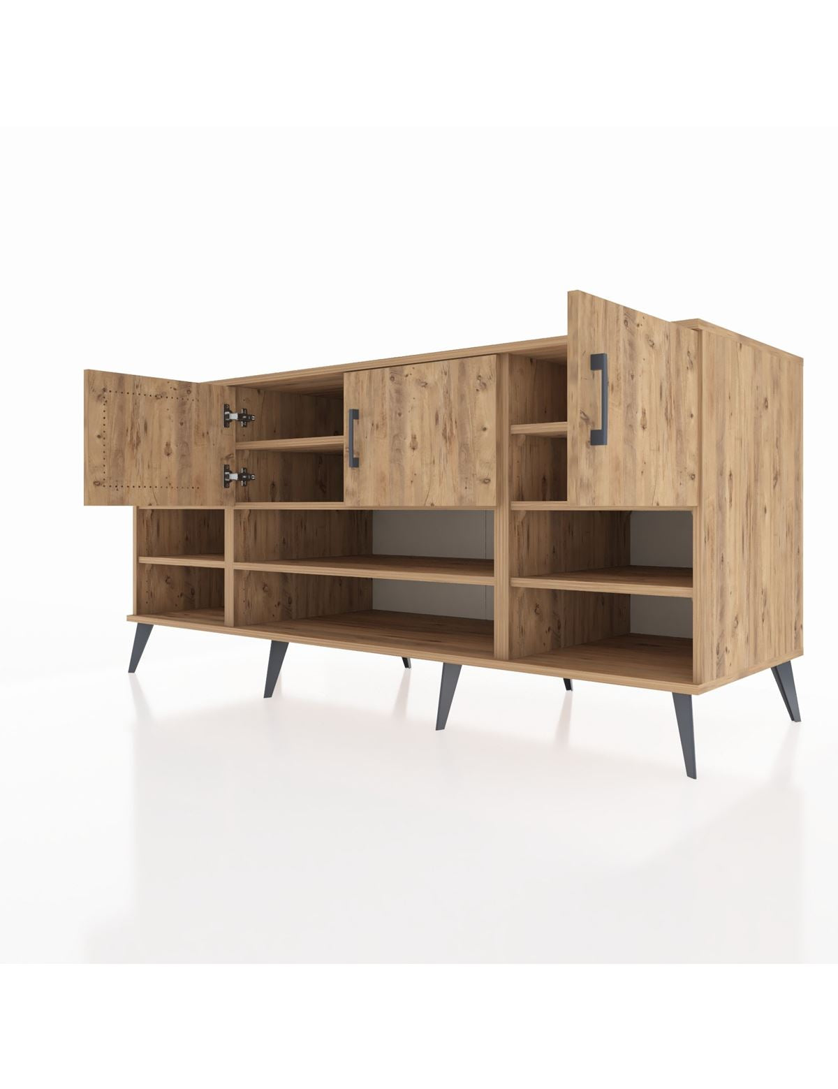 Kronos Konsol 9 Raflı 3 Kapaklı 176x59x83 - S610M049V20C