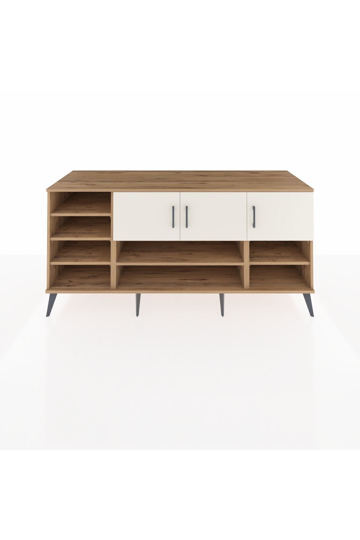 Kronos Konsol 9 Raflı 3 Kapaklı 176x59x83 - S610M049V22C