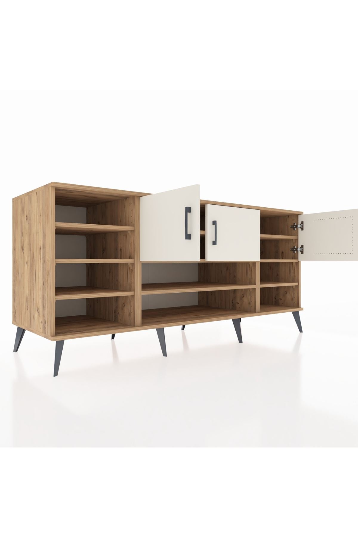 Kronos Konsol 9 Raflı 3 Kapaklı 176x59x83 - S610M049V22C