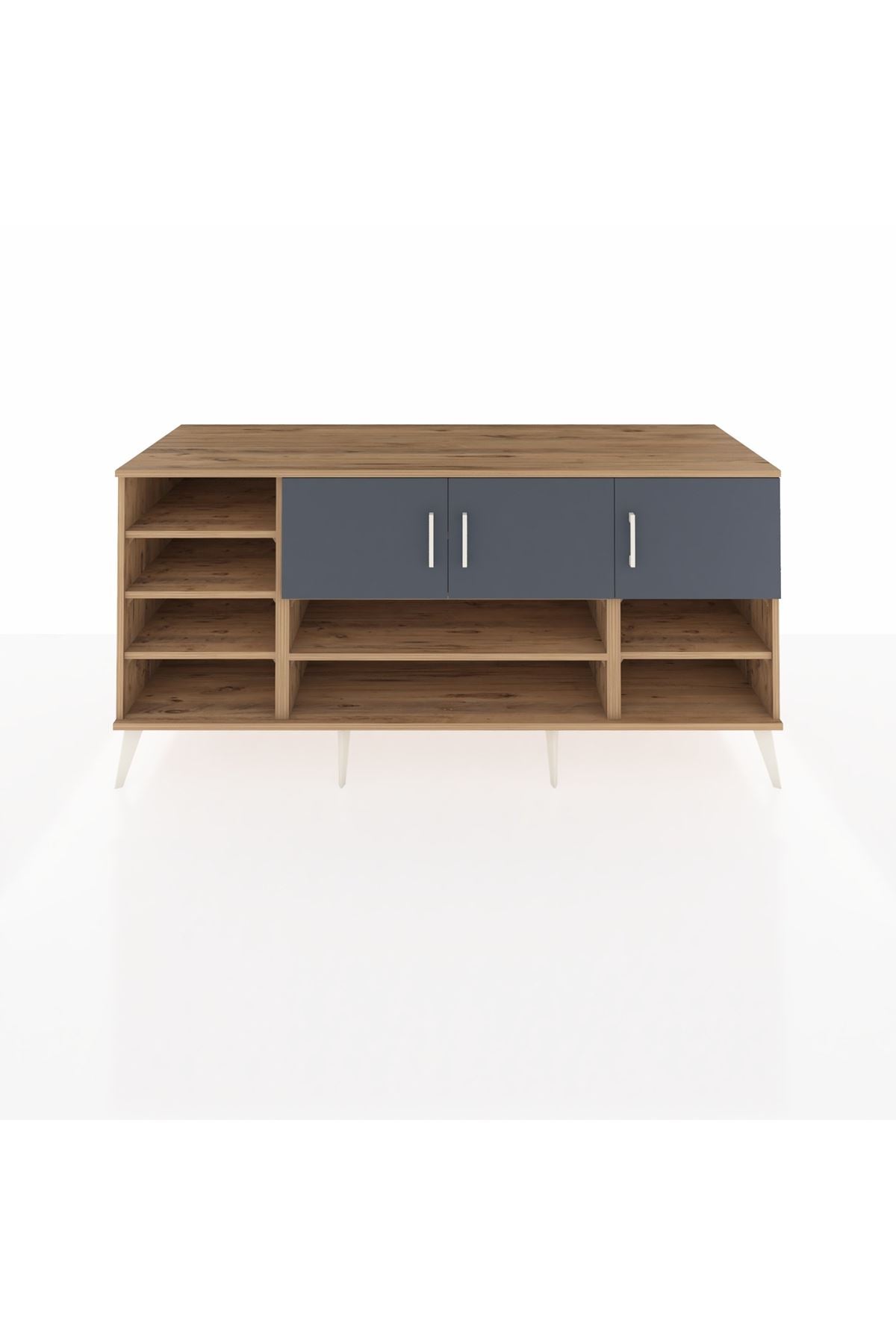 Kronos Konsol 9 Raflı 3 Kapaklı 176x59x83 - S610M049V25C