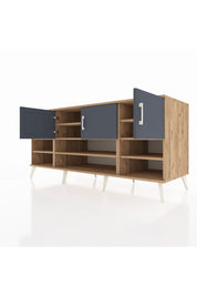 Kronos Konsol 9 Raflı 3 Kapaklı 176x59x83 - S610M049V25C
