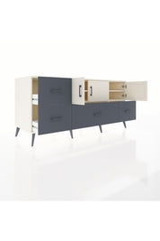 Kronos Konsol 4 Raflı 4 Çekmeceli 3 Kapaklı 176x59x83 - S610M050V05C