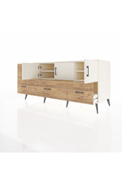 Kronos Konsol 4 Raflı 4 Çekmeceli 3 Kapaklı 176x59x83 - S610M050V06C