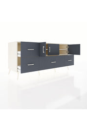 Kronos Konsol 4 Raflı 4 Çekmeceli 3 Kapaklı 176x59x83 - S610M050V08C