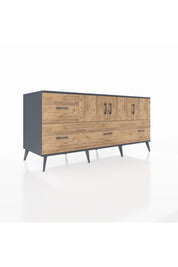 Kronos Konsol 4 Raflı 4 Çekmeceli 3 Kapaklı 176x59x83 - S610M050V12C