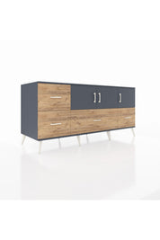 Kronos Konsol 4 Raflı 4 Çekmeceli 3 Kapaklı 176x59x83 - S610M050V18C