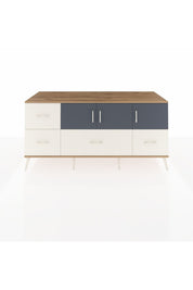 Kronos Konsol 4 Raflı 4 Çekmeceli 3 Kapaklı 176x59x83 - S610M050V25C