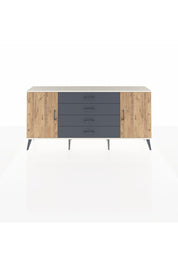 Arges Konsol 2 Raflı 4 Çekmeceli 2 Kapaklı 176x30x83 - S148M001V02A