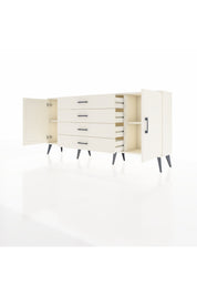 Arges Konsol 2 Raflı 4 Çekmeceli 2 Kapaklı 176x30x83 - S148M001V04A