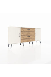 Arges Konsol 2 Raflı 4 Çekmeceli 2 Kapaklı 176x30x83 - S148M001V06A