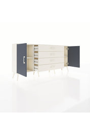 Arges Konsol 2 Raflı 4 Çekmeceli 2 Kapaklı 176x30x83 - S148M001V07A