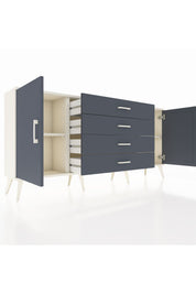 Arges Konsol 2 Raflı 4 Çekmeceli 2 Kapaklı 176x30x83 - S148M001V08A