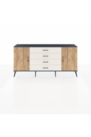 Arges Konsol 2 Raflı 4 Çekmeceli 2 Kapaklı 176x30x83 - S148M001V10A