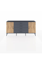 Arges Konsol 2 Raflı 4 Çekmeceli 2 Kapaklı 176x30x83 - S148M001V11A