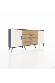 Arges Konsol 2 Raflı 4 Çekmeceli 2 Kapaklı 176x30x83 - S148M001V15A