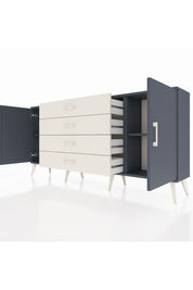 Arges Konsol 2 Raflı 4 Çekmeceli 2 Kapaklı 176x30x83 - S148M001V16A