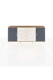 Arges Konsol 2 Raflı 4 Çekmeceli 2 Kapaklı 176x30x83 - S148M001V25A